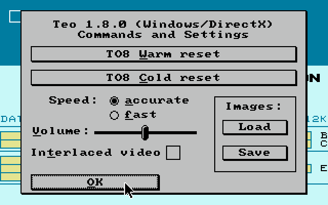 Commands & settings